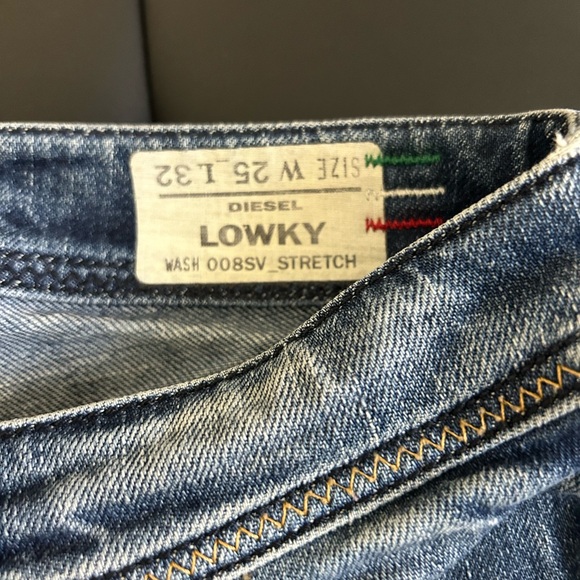 DIESEL Distressed low rise jeans - Picture 2 of 11